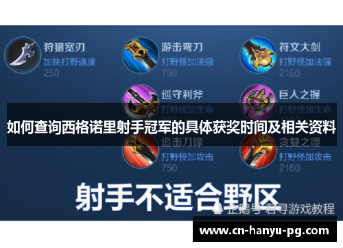 如何查询西格诺里射手冠军的具体获奖时间及相关资料