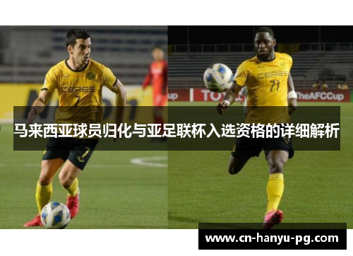 马来西亚球员归化与亚足联杯入选资格的详细解析